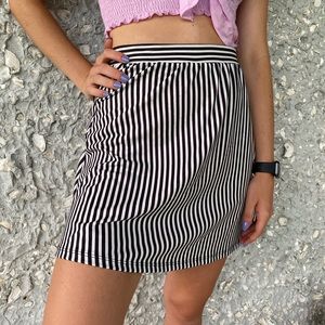 Pinstriped Skirt